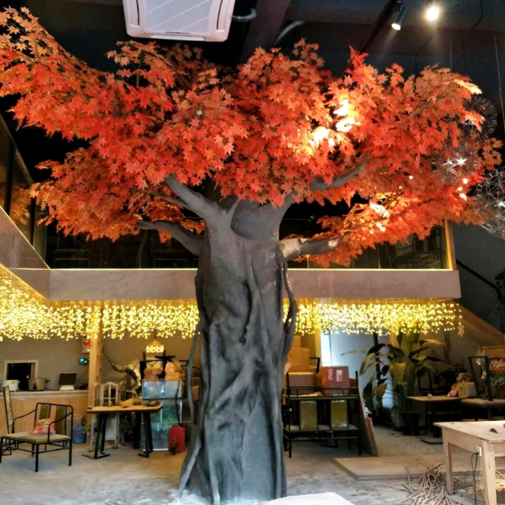 Hot Sale Large Outdoor Artificial Maple Tree High Quality Decoration Trees