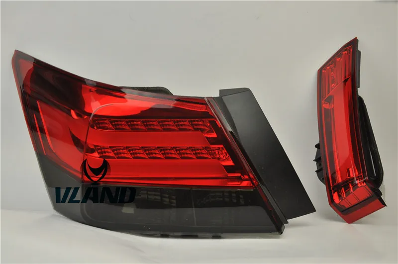 Vland Factory Car Taillights For Accord 2008-2013 LED Tail Lights Plug And Play New Design