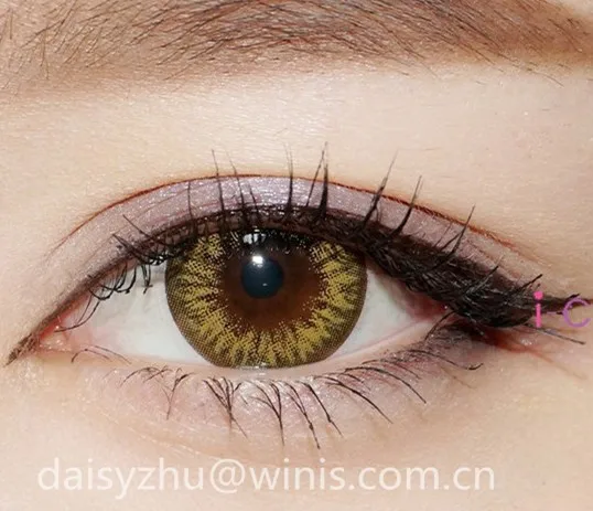 50 colors available yearly cheap cosmetic colored contacts Korea color contact lens wholesale
