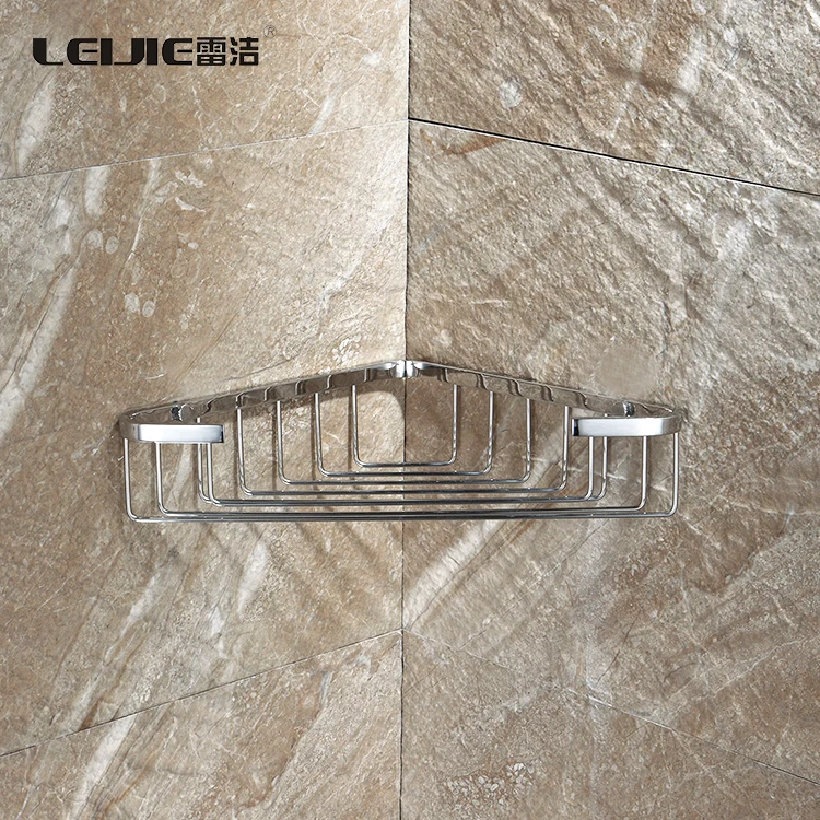 Stainless Steel Bathroom Kitchen Corner Storage Rack