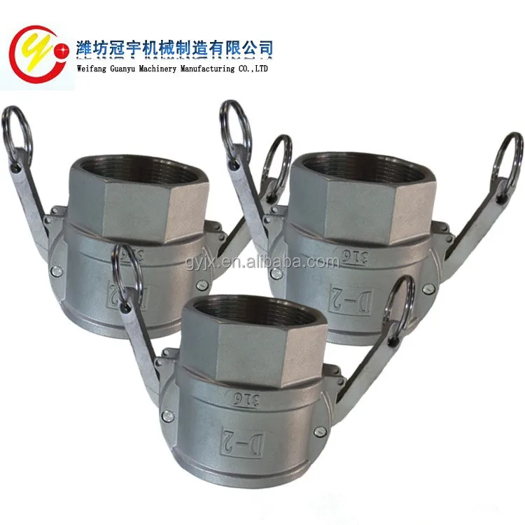 China Type Male End Threaded Quick Join Camlock Fittings NPT Steel PVC Brass Iron PP Connectors Water Gas Cad Drawings Available