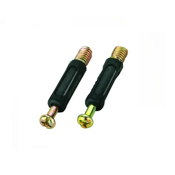 Furniture Hardware Fitting Zinc Alloy Fastener Connecting Metal Joint Bolt Fitting Plastic Dowel Eccentric Cam