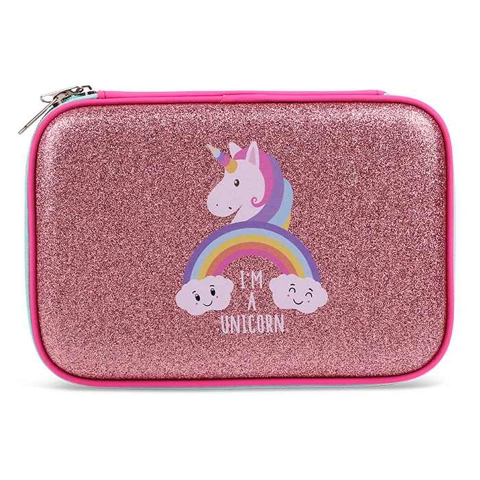 Licheng BX547 Mermaid Pencil Case, Custom Print Glitter School Pencil Bag