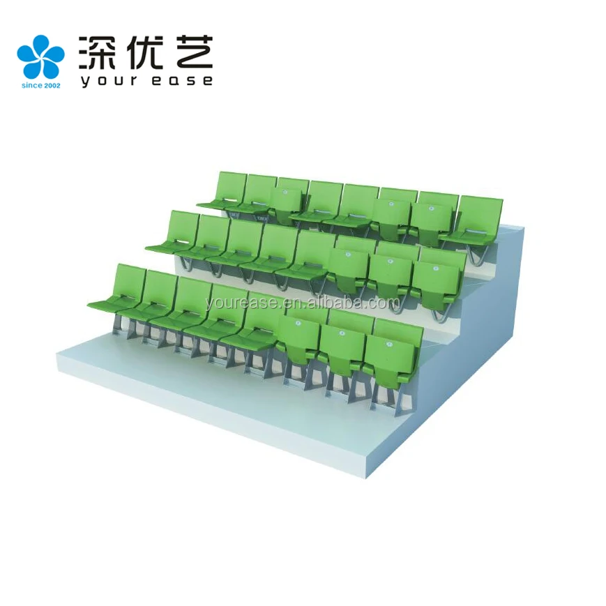 Yourease Outdoor HDPE Plastic Stadium Seat Chair