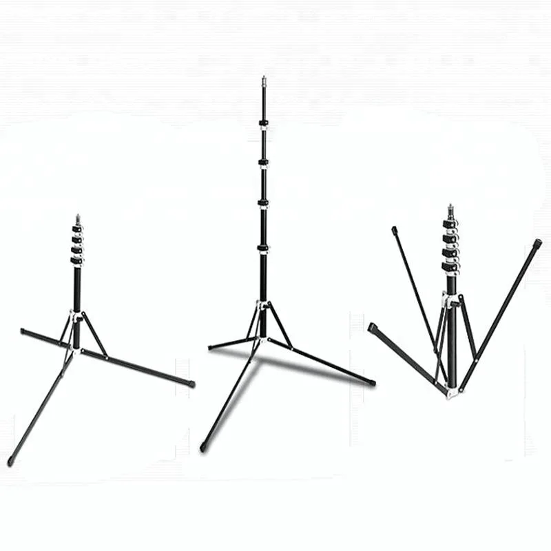 Factory Supply HPUSN B5 Portable Folding Metal Light Stand