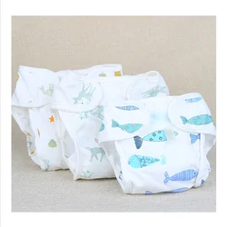 Amazon hotsell Waterproof reusable baby cloth diaper  knit cloth diaper bag baby diapers