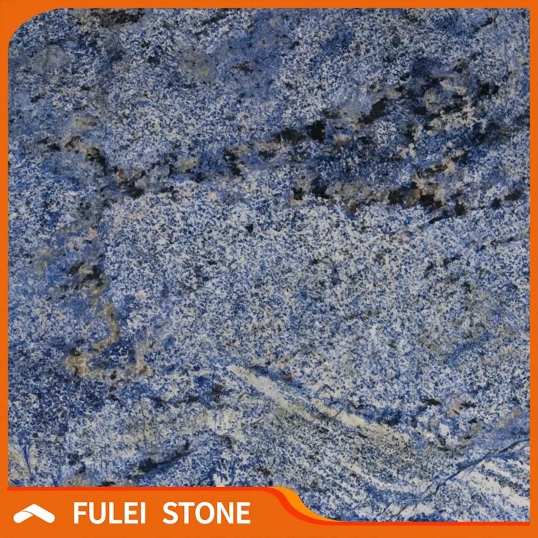 Blue Azul Bahia Granite Bathroom Tub Surround Granite Shower Wall Tile