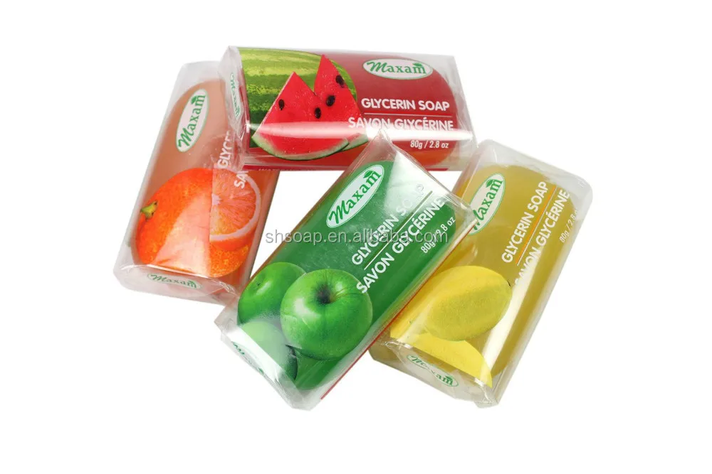 2018 Hot Sale  MAXAM Brand Fruit Hand made Glycerin Soap