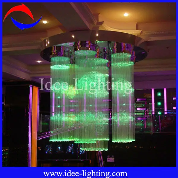 new fiber optic pendant lighting for high ceilings