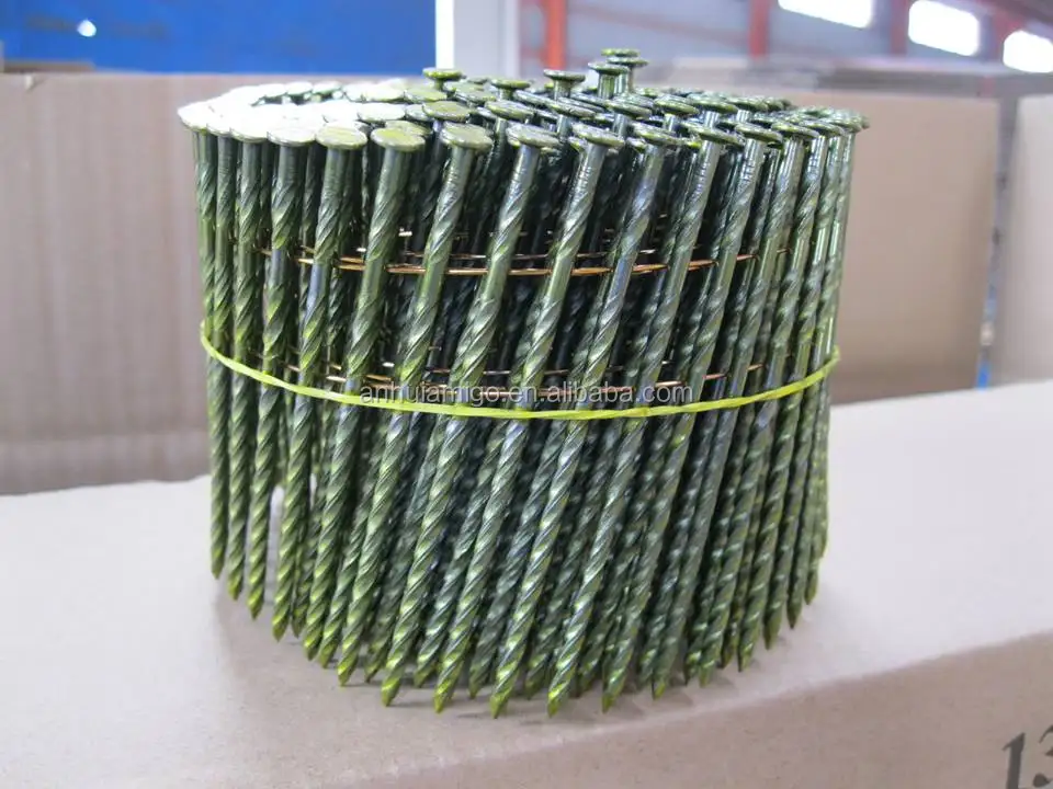 Supply all sizes wire coil nails suitable for Hitachi nail gun ,Max air gun