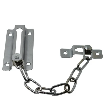 Metal Steel Door Chain Guard Safety Security Bolt For Hotel
