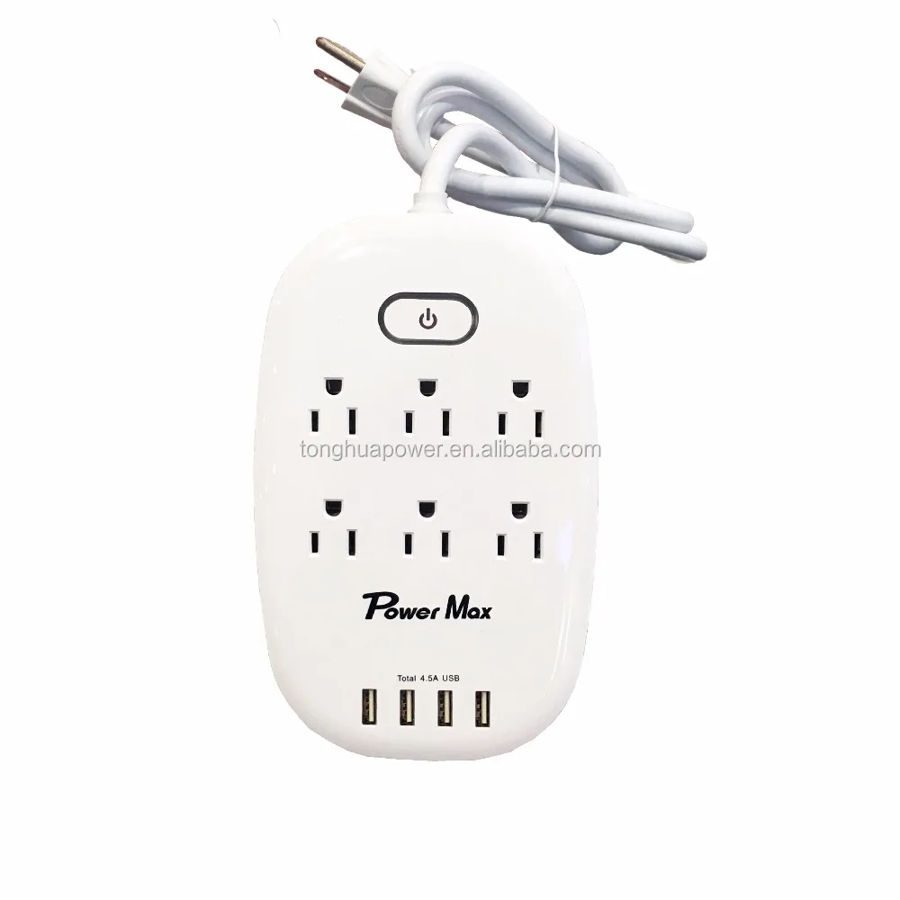 2.1 A USB electrical socket, Surge Protector - Six Receptacle Power Grommets, POP UP POWER OUTLETS