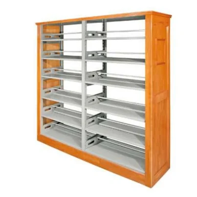
Library Furniture Modern Metal Industrial Frame Library Book Shelves 