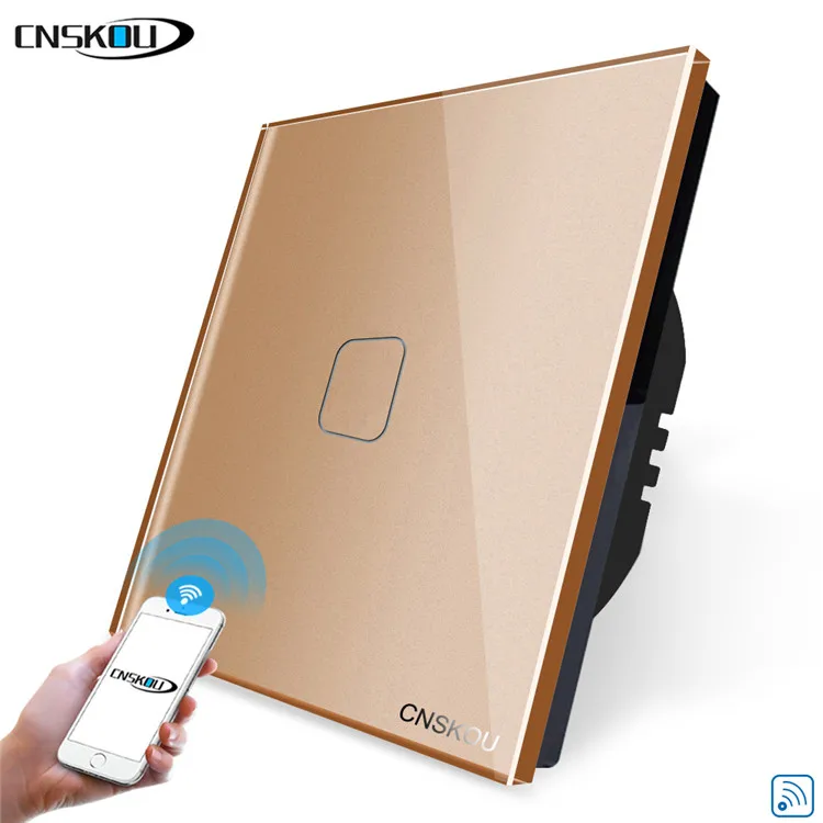 Cnskou EU Standard 16A 1Gang 220v 86*86 Intelligent Timer Wifi Wall Switch