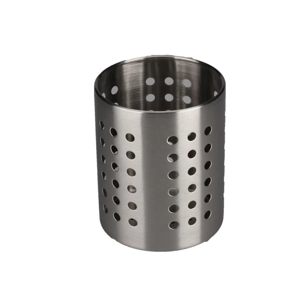 Utility Stainless Steel Sturdy Utensil Drying Caddy for Kitchen Home Office
