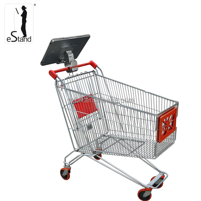 eStand BR24008 tablet pc security mounting holder for ipad air shopping cart stand