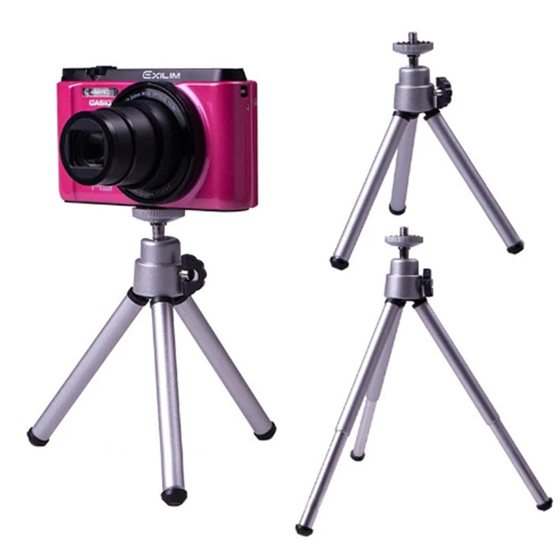 Alloy Mini Flexible Tripod 2 Section Stand Holder for Projector Camera Aluminum Desktop Tripod for xiaomi Mobile Phone