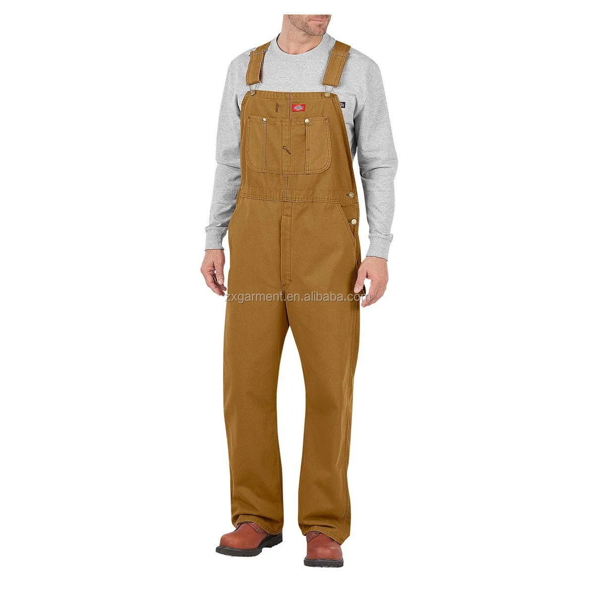 Big smith mens bib overalls hickory stripe work clothes for men European workwear