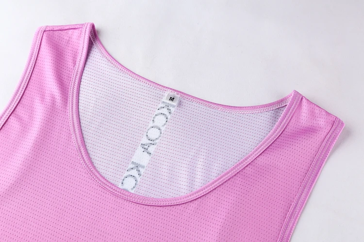 Custom sublimated cool dry gym running singlet/running vest/running gear