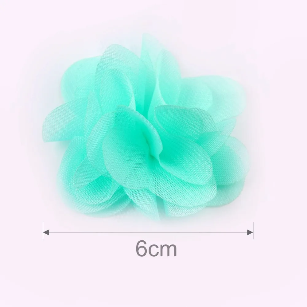3D Chiffon Fabric Flowers Cluster Fringe Lace Ribbon Trim Organza Cloth Applique Dress Sewing Accessories