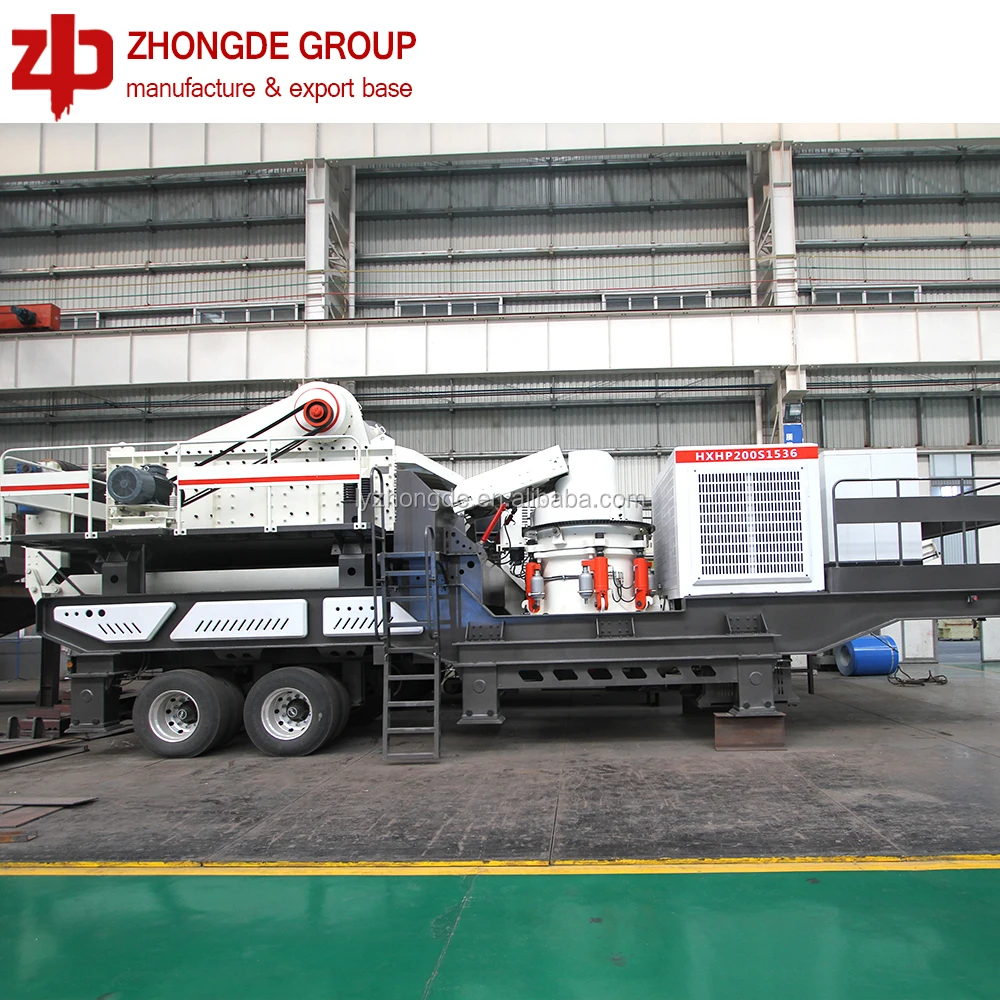 mobile crusher moving jaw crusher movable crushing plant