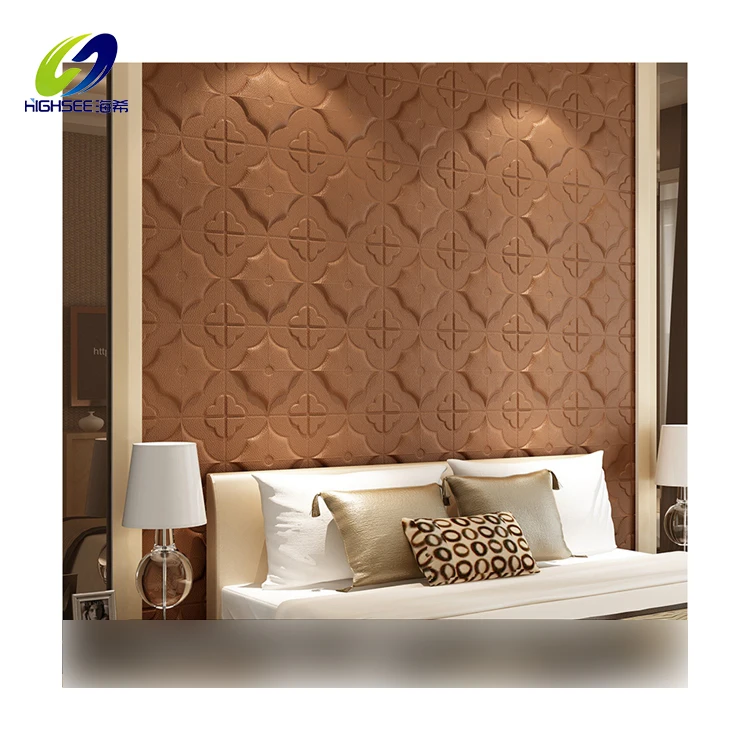 2018 Interior Decorative Tile Stickers Paneles De Pared Decorativos 3D