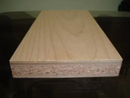 
veneered particle board, laminated chipboard 