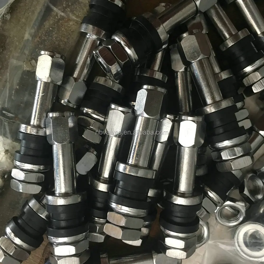 
V-5 TR48E Tubeless metal clamp-in tire valves 
