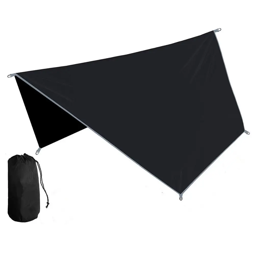 Square Outdoor Camping Hammock Rain Fly Nylon  Tent Tarp / Beach Sun Shade Shelter
