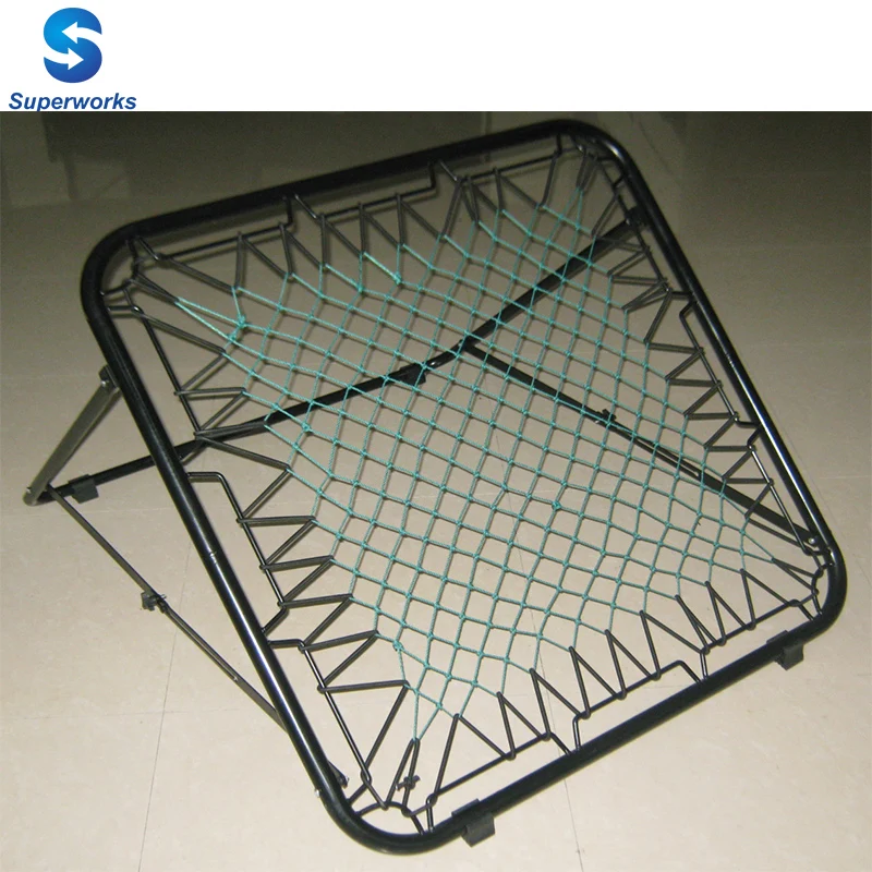 powder-coated galvanized steel tube soccer football rebounder net rebound goal