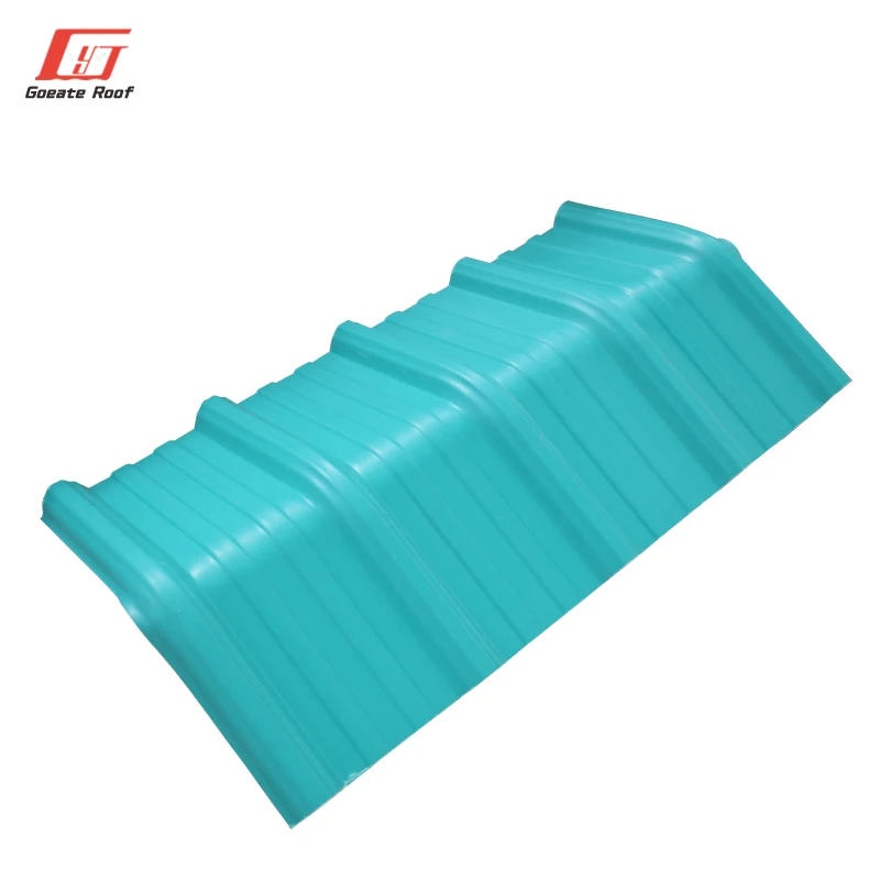 1130 Pvc Roof Tiles Price Plastic Ridge Tile For Roof