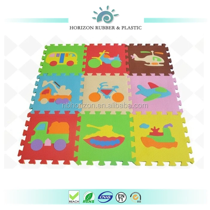 Children's Games Educational Mat Alphabet and Numbers Puzzles EVA Puzzles Mat