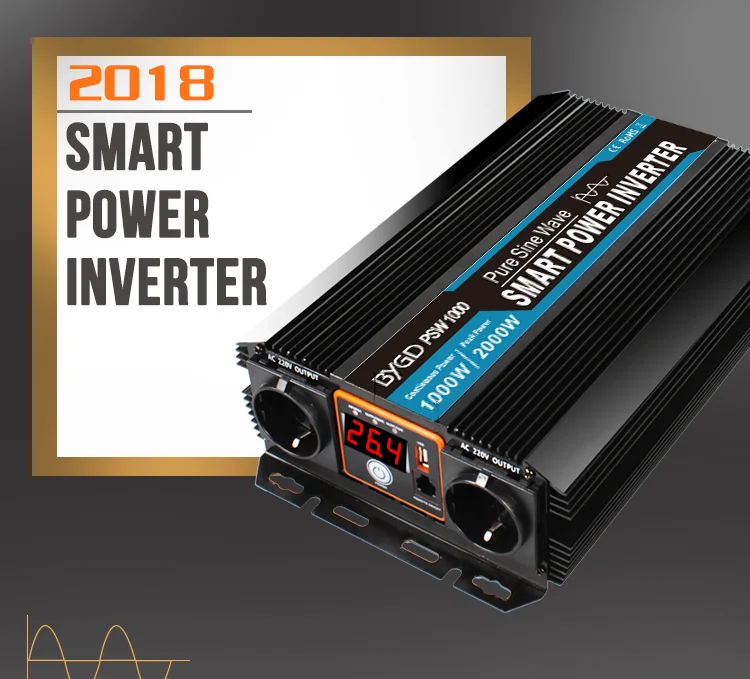 Pure sine wave power inverter 1000w 2000w 3000w 4000w 5000w 6000w DC AC inverter