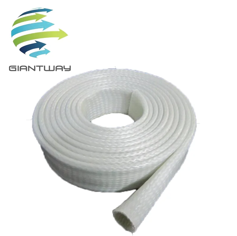 heat shield silicone glass fibre fiberglass knitted sleeve