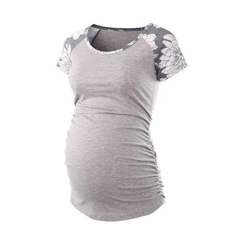 Amazon Best Selling Summer Printed Pregnant Clothes Wear   Maternity Clothing