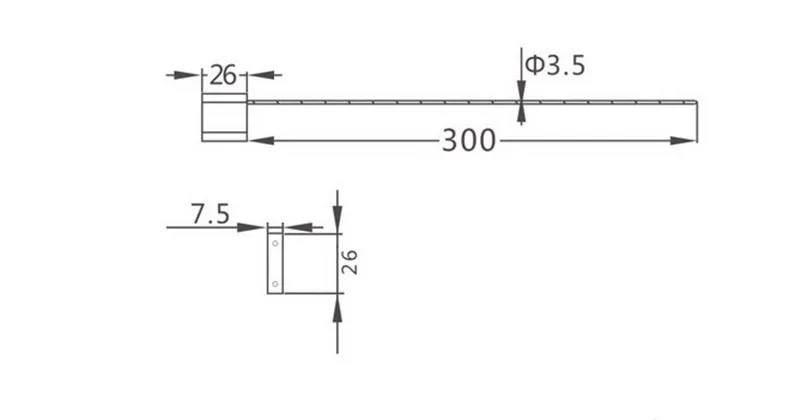 PY-7350 High Security Cable Wire Lead Seal for Truck Container lock
