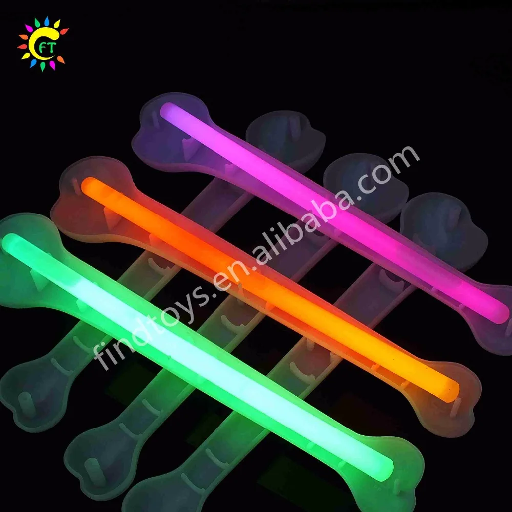 2023 Hot Selling Glow Stick Bone Glow in the Dark Bones for Playing Toys