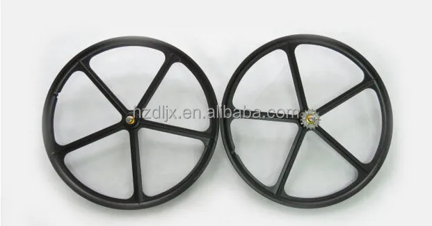 700c 5 Spoke Front Rear Wheel set Rim For Fixie Fixed Gear Bike Bicycle Cycling