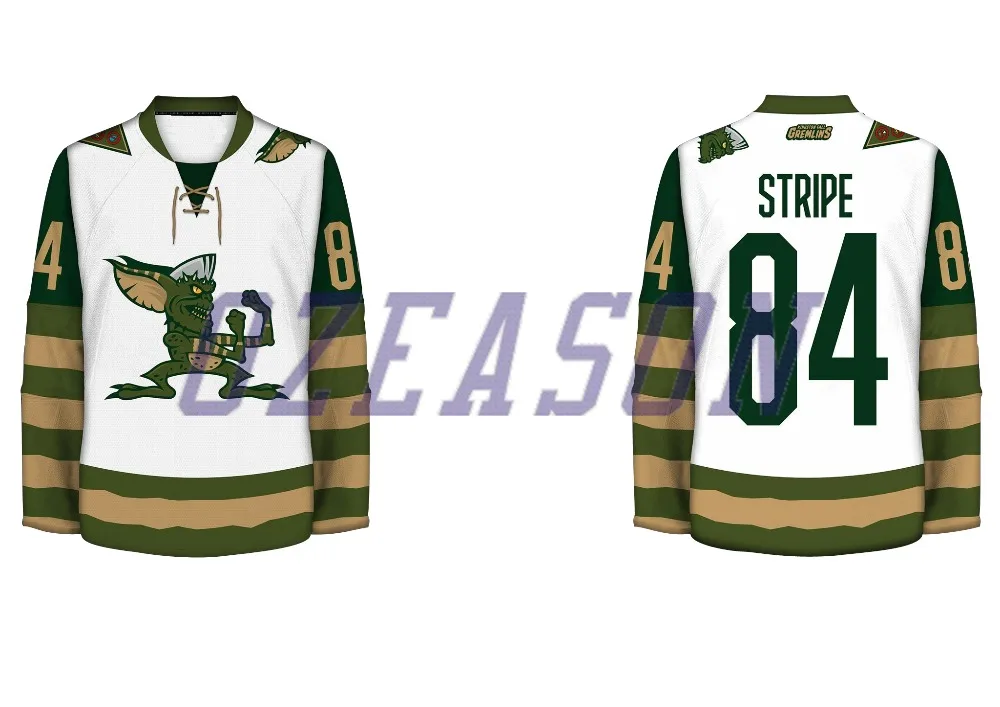 Custom Made Mens Fully Sublimated Printing Funny Hockey Jersey