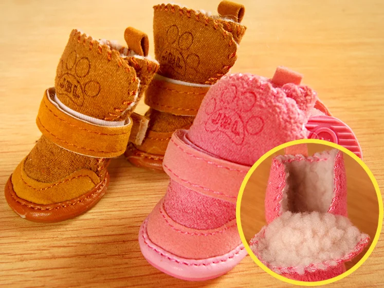 pet dog shoes pet Snow boots cats cool weather pet product velvet shoes