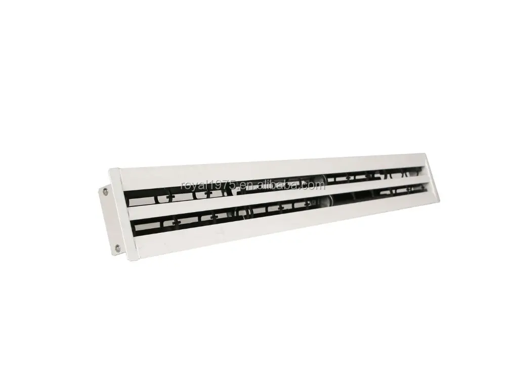 Royal Service Hvac Spare Parts Aluminium Ceiling Linear Air Conditioner Slots Ventilation Grilles Exhaust Linear Vents Diffuser