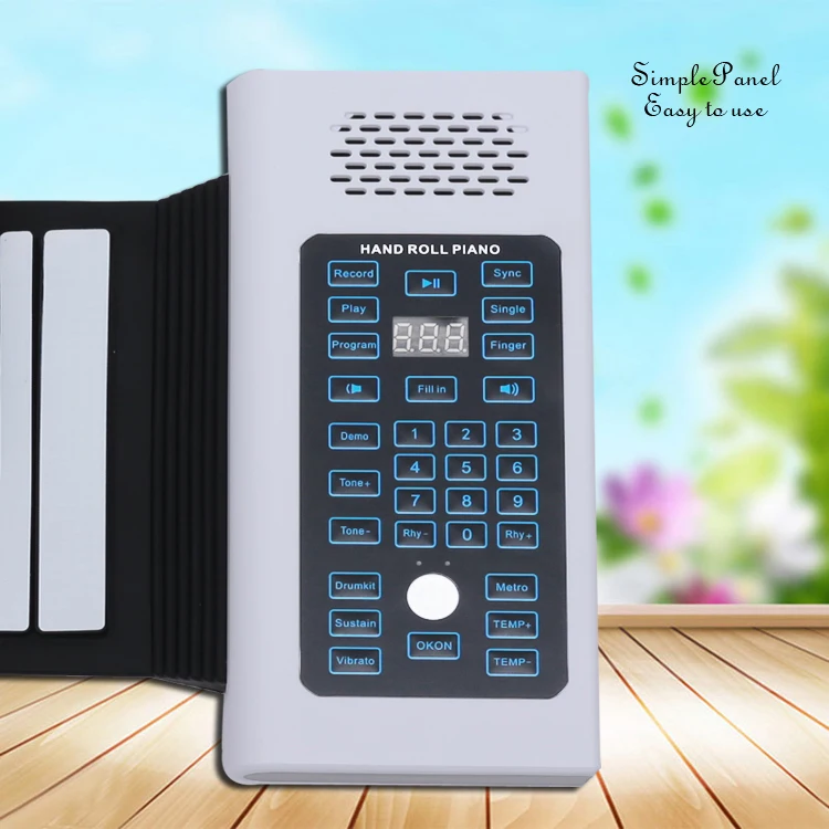 Bora 88 keys roll up electronic midi grand piano