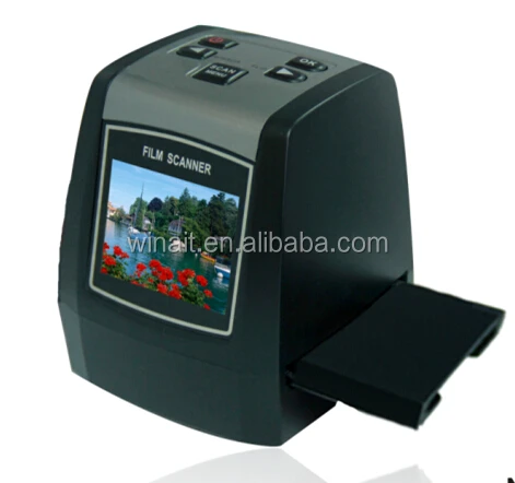 winait 14 mp 35 mm film scanner/negative slide film scanner/8 mm, super 8 film converter scanner