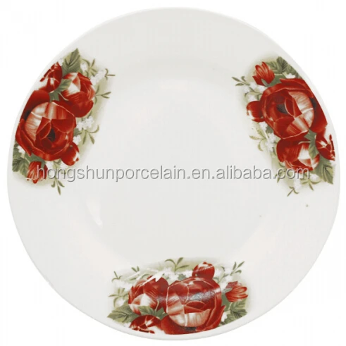 Porcelain dishes for Ukraine market microwave safe ceramic dishes and plates