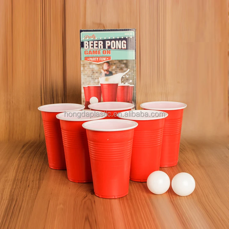 Hot Sale 16oz Beer Pong Cups Party Game Set Party Camping Game