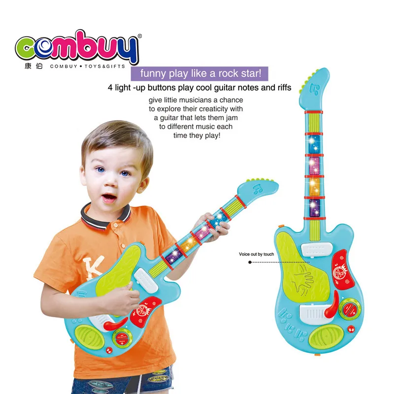Rock music toy multifunction induction 3+ electric kids guitar