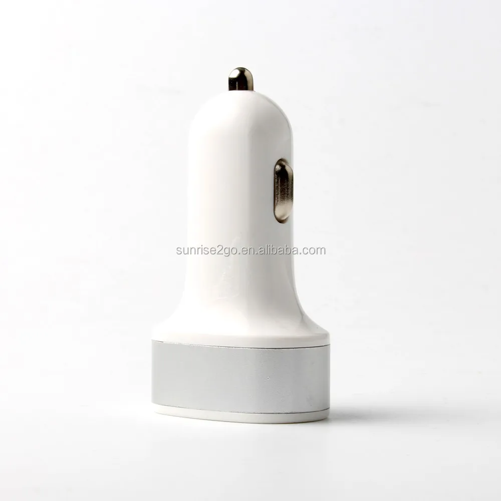 Genuine CE(LVD,EMC, Rohs) Certified A full 5V 2.1A Dual USB Port Car Charger