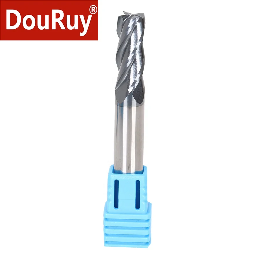 ball bits /4 flutes CNC bits with standard size alloying coating for carbon steel, die steel, stainless steel