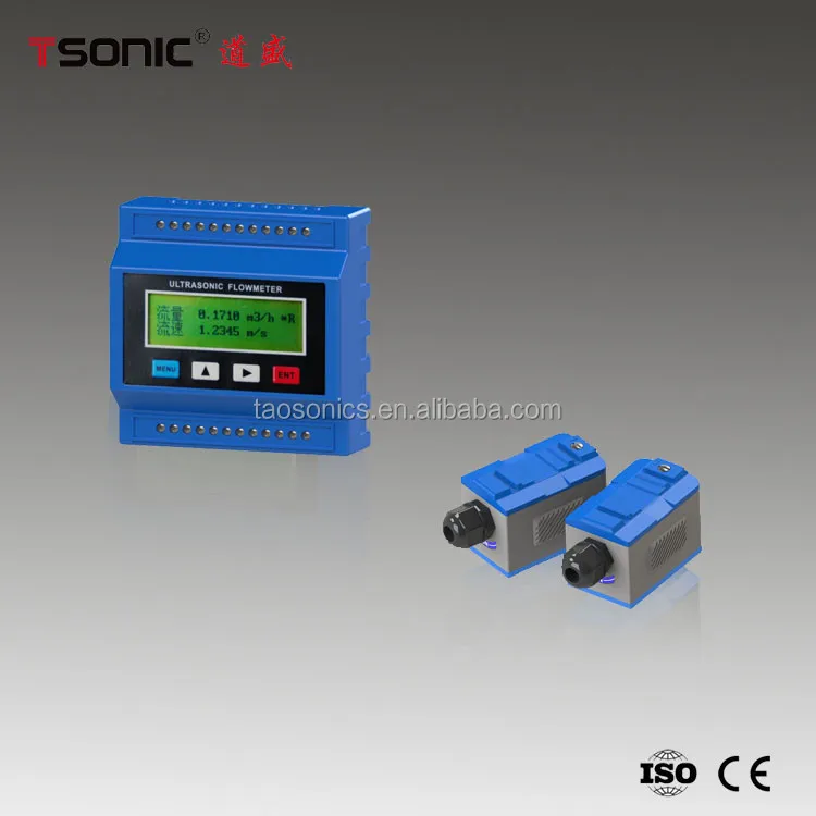 Low Cost Plastic Mini Ultrasonic Water Flow Meter for Liquid Measurement Measuring