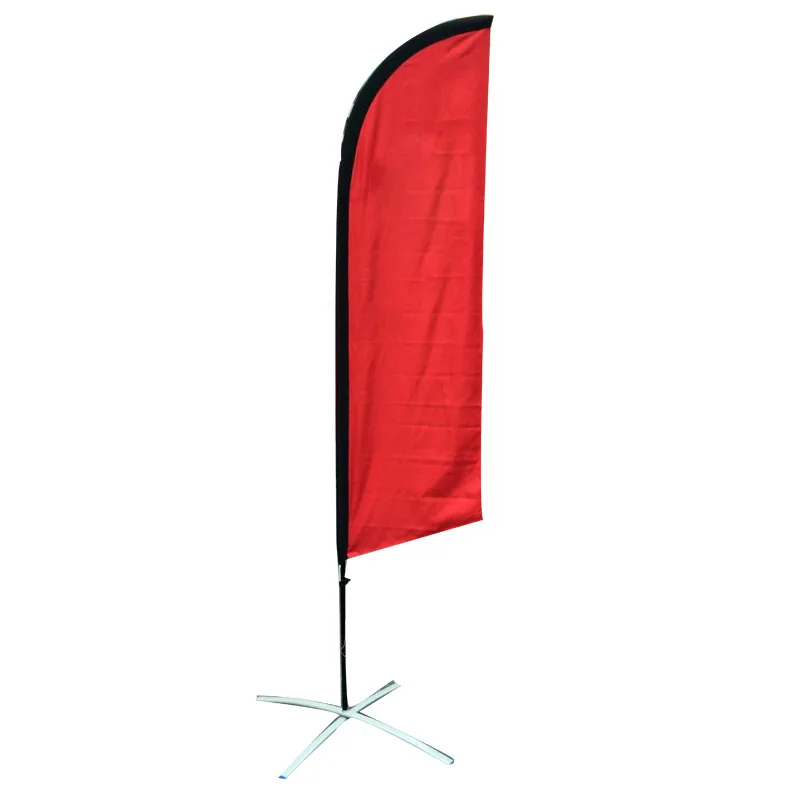 cheap promotion swooper  wind feather teardrop flag